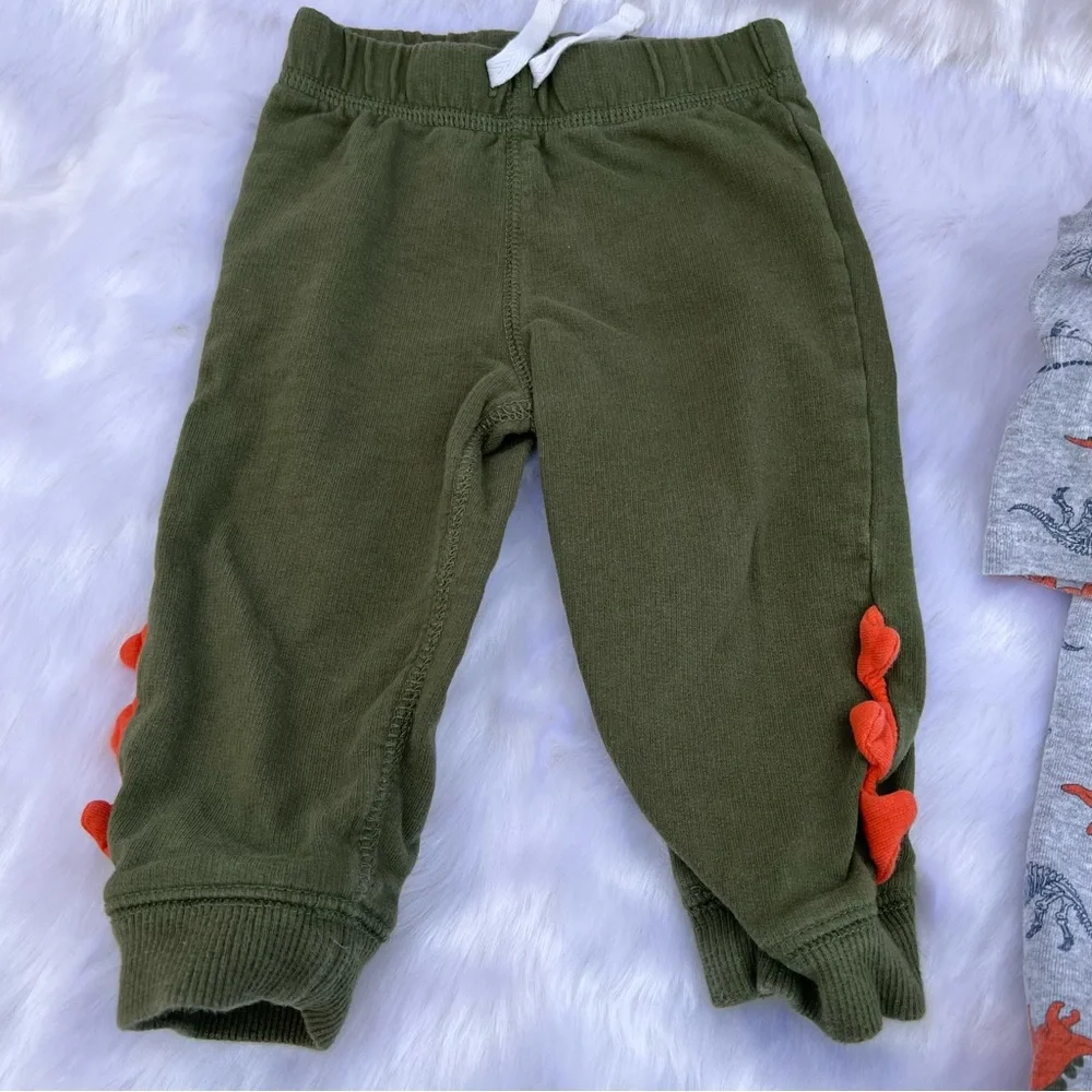 Carter's Kids' 3 Piece  Dinosaur Size‎ 12 Months